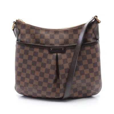 Pre-owned Louis Vuitton Bloomsbury Pm Damier Ebene Shoulder Bag Pvc Leather Brown