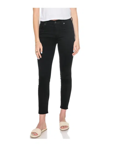 Citizens Of Humanity Rocket Crop Mid Rise Skinny In Plush Black