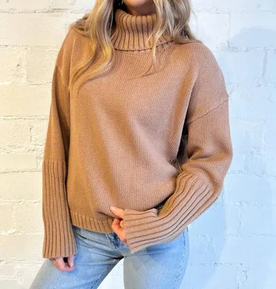 Olivaceous Alpine Forest Sweater In Tan In Brown