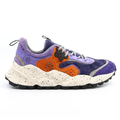 Flower Mountain Kotetsu Sneaker In Violet Orange In Multi