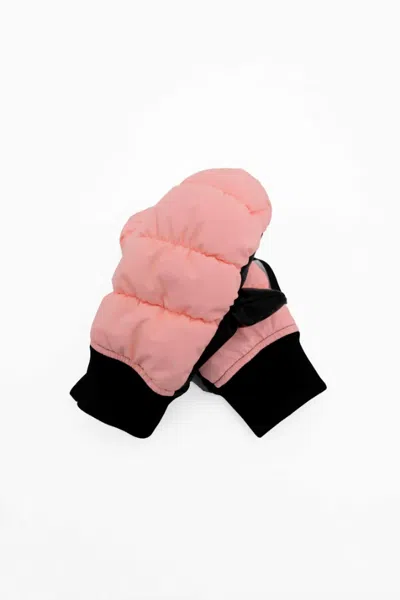 P.e Nation Snow Glove In Pastel Pink