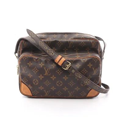 Pre-owned Louis Vuitton Nil Monogram Shoulder Bag Pvc Leather Brown