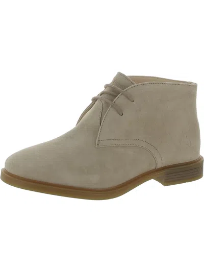 Hush Puppies Bailey Womens Suede Lace Up Chukka Boots In Grey
