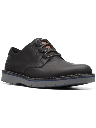 Clarks Eastford Low Mens Lace Up Lifestyle Casual And Fashion Sneakers In Black
