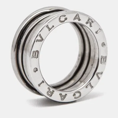 Bvlgari B. Zero1 18k White Gold 4-band Ring