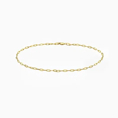 Pori Jewelry 14k Gold Paperclip Chain Anklet
