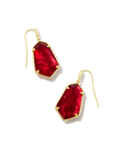 Kendra Scott Women's Alexandria Drop Earrings In Cranberry Illusion In Multi
