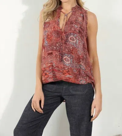 Veronica M Thompson Blouse In Rust In Pink