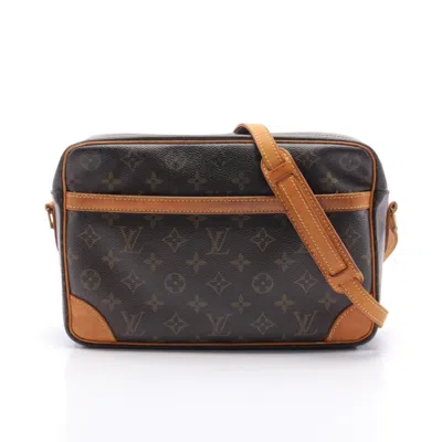 Pre-owned Louis Vuitton Trocadero 30 Monogram Shoulder Bag Pvc Leather Brown