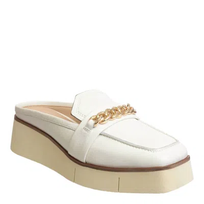 Naked Feet Elect Chamois Shoe In White