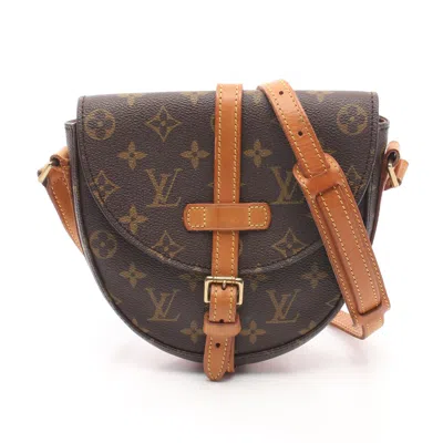 Pre-owned Louis Vuitton Shanti Pm Monogram Shoulder Bag Pvc Leather Brown