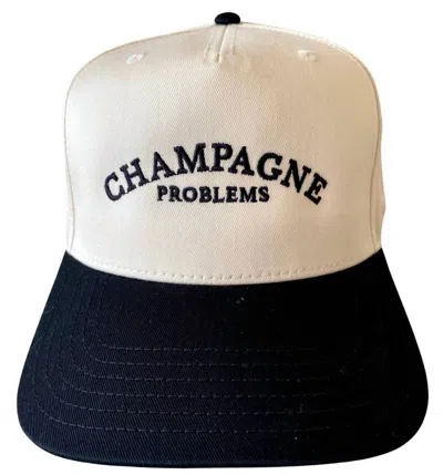 Kenzkustomz Champagne Problems Vintage Hat In Tan/black In Multi