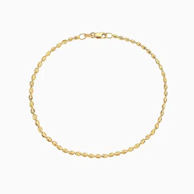 Pori Jewelry 14k Gold Rice Moon Cut Chain Bracelet