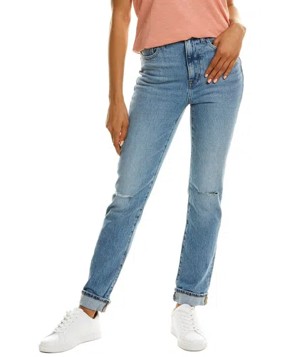 Madewell High-rise Bilston Wash Slim Boy Jean In Blue