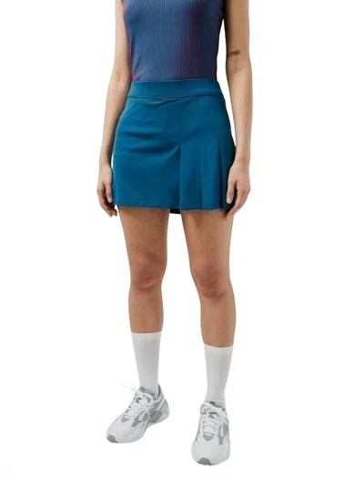 J. Lindeberg Thea Golf Skirt In Moroccan Blue