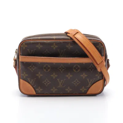 Pre-owned Louis Vuitton Trocadero 24 Monogram Shoulder Bag Pvc Leather Brown