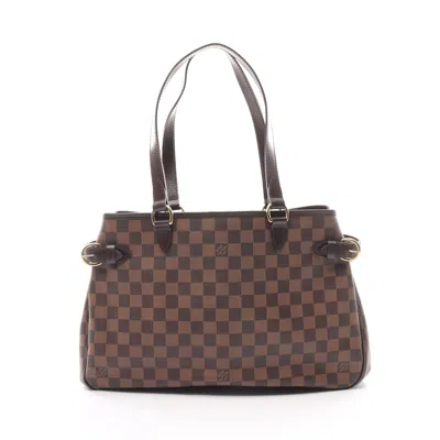 Pre-owned Louis Vuitton Batignolles Horizontal Damier Ebene Shoulder Bag Pvc Leather Sp Order Product In Brown