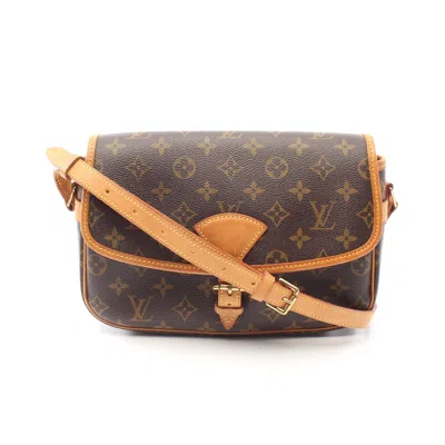 Pre-owned Louis Vuitton Sologne Monogram Shoulder Bag Pvc Leather Brown