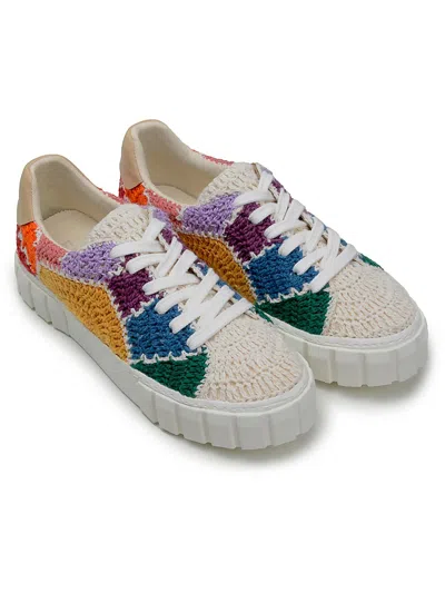 Farm Rio Womens Tie-dye Lifestyle Slip-on Sneakers In Multi