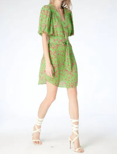 Gilner Farrar Blaire Dress In Pink Thistle In Green