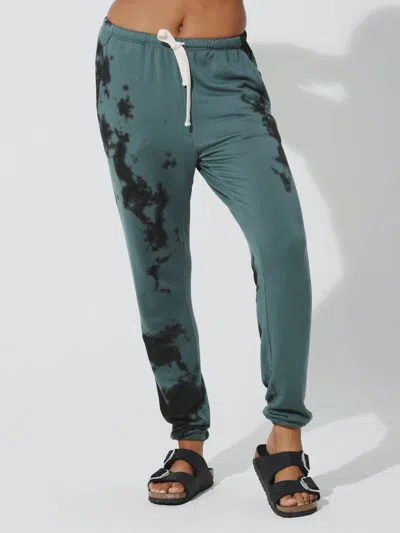 Electric & Rose Rialto Sweatpant In Camo/onyx In Green