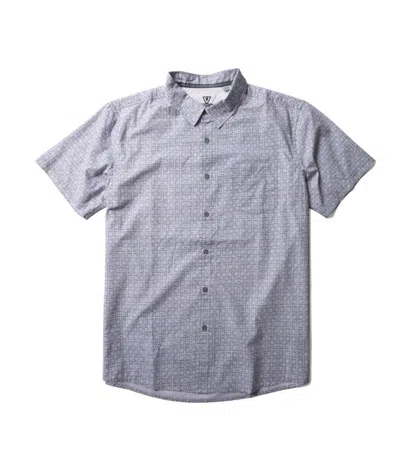 Vissla Men's Daybreak Eco Ss Shirt In Dark Lilac In Grey