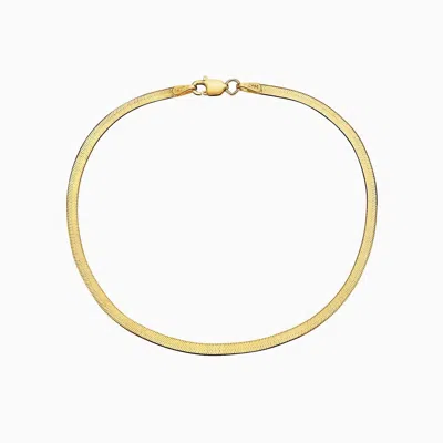 Pori Jewelry 14k Gold Magic Herringbone Chain Bracelet
