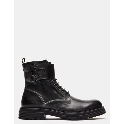 Steve Madden Luciano Black Leather