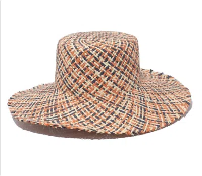 Echo Multi Weave Straw Sun Hat In Beige