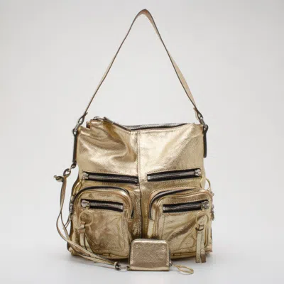 Chloé Metallic Gold Large Shoulder Bag