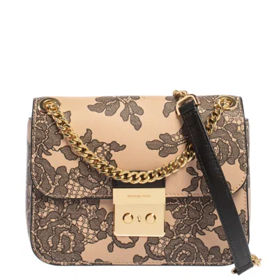 Michael Kors Leather Small Sloan Shoulder Bag In Pink