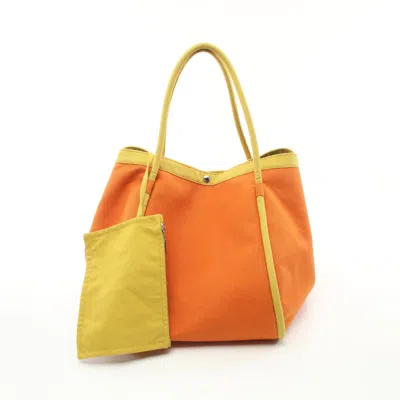 Pre-owned Hermes Sac Baga Gm Shoulder Bag Tote Bag Canvas Brown In Multi