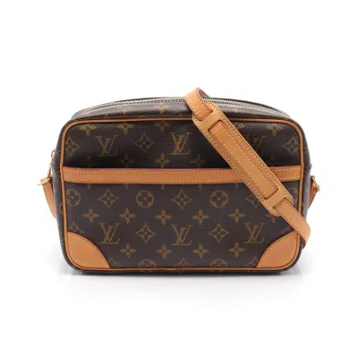 Pre-owned Louis Vuitton Trocadero 27 Monogram Shoulder Bag Pvc Leather Brown