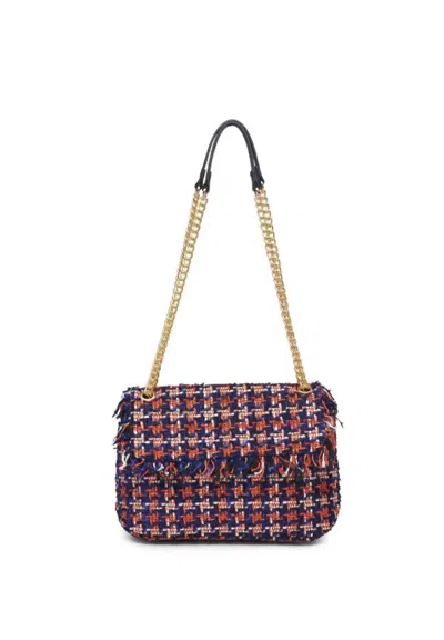 Urban Expression Margery Crossbody Bag In Red Multi In Purple
