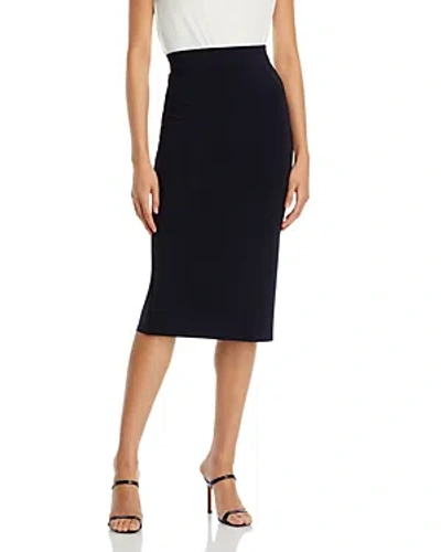 Chiara Boni La Petite Robe Delfina Split-hem Midi Pencil Skirt In Black