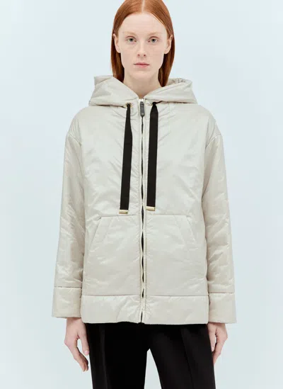 Max Mara Rerversible Parka In White