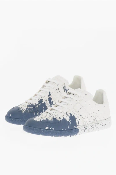 Maison Margiela Mm22 Painting Effect Low-top Sneakers In Multi