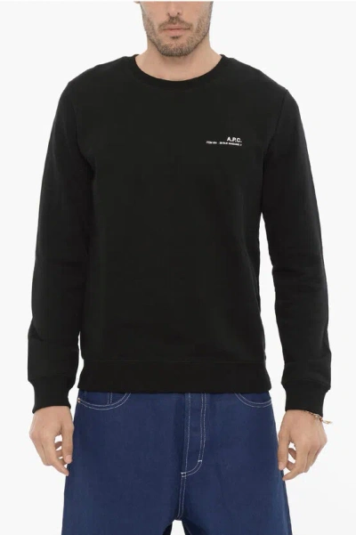 Apc Black Item Sweatshirt In Lzz Black