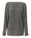 3.1 Phillip Lim / フィリップ リム Oversized Faux Pearl-embellished Knitted Sweater In Grey