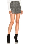 TIBI TIBI TWEED SKIRT IN BLACK,CHECKERED & PLAID,TF117ALD55484