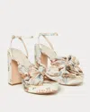 Loeffler Randall Women's Natalia Knotted Platform Sandals In Multi