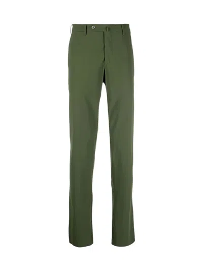 Pt01 Slim Trav Organic Kinetic Summer Fabric Trouser In Green