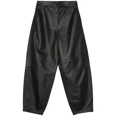 Yves Salomon Trousers In Black