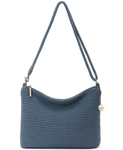 The Sak Women's De Young Small Leather Crossbody In Blue