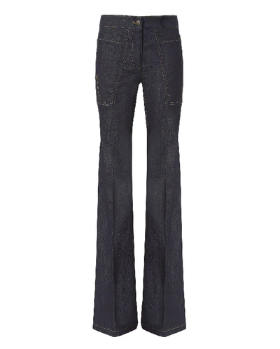 Derek Lam Charlotte Bootcut Jeans In Denim-drk