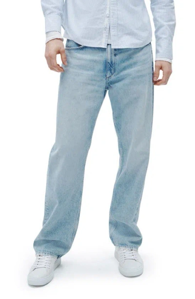Rag & Bone Men's Authentic Rigid Mide-rise Wide-leg Jeans In Skylight