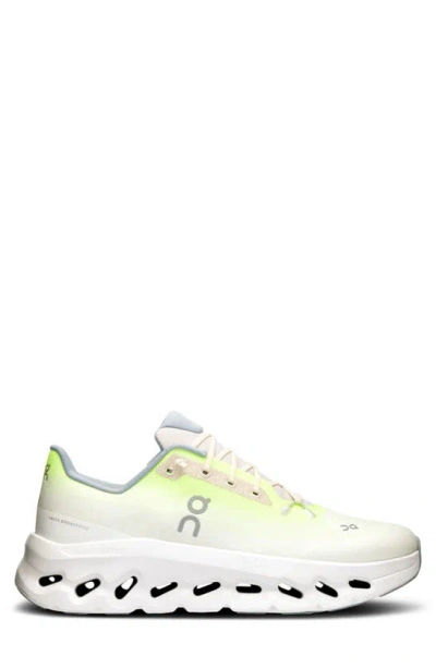 On Cloudtilt Sneaker In Lime,ivory