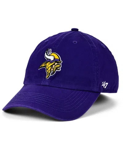 47 Brand Men's Purple Minnesota Vikings Legend Mvp Adjustable Hat