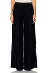 NILI LOTAN NILI LOTAN VELVET HARLOW PANT IN BLUE,336W128