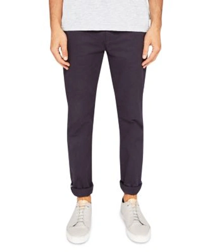 Ted Baker Procor Slim Fit Chinos In Navy